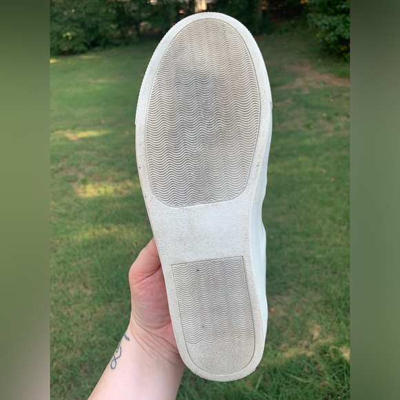 Betsey Johnson Feather Pom-Pom Leather Sneakers - Picture 12 of 16